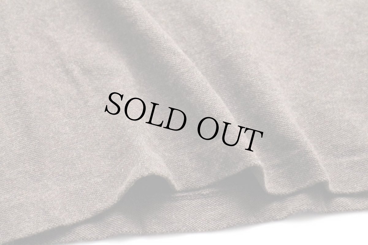 画像5: 90s LACOSTEラコステ ワンポイント コットン 鹿の子 長袖ポロシャツ 杢ブラウン 6★84 (5)