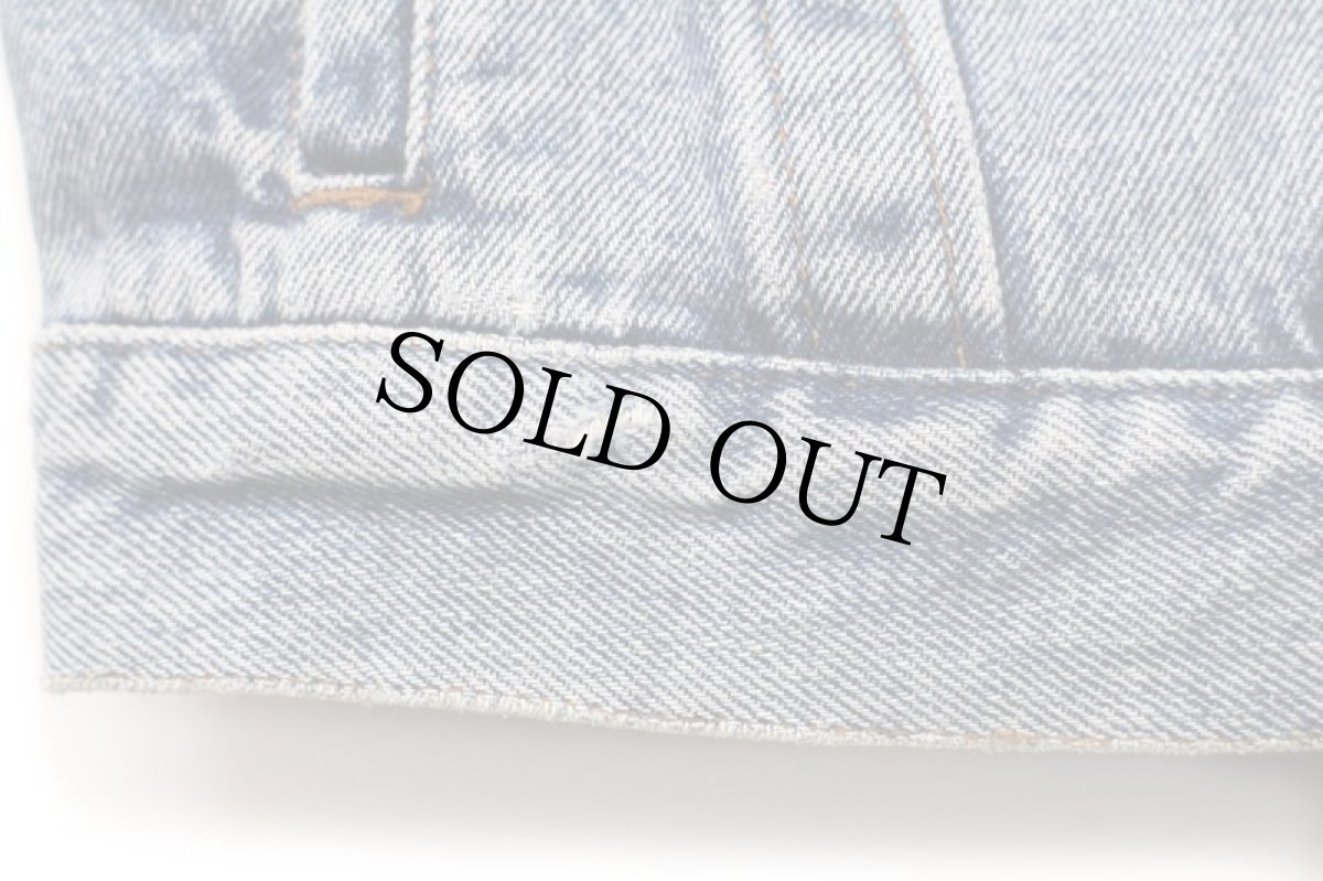 画像8: イタリア製 Dieselディーゼル デニムベスト 4ポケット カスタム XL (8)