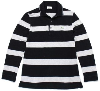 00s フランス製 LACOSTEラコステ ボーダー コットン 長袖