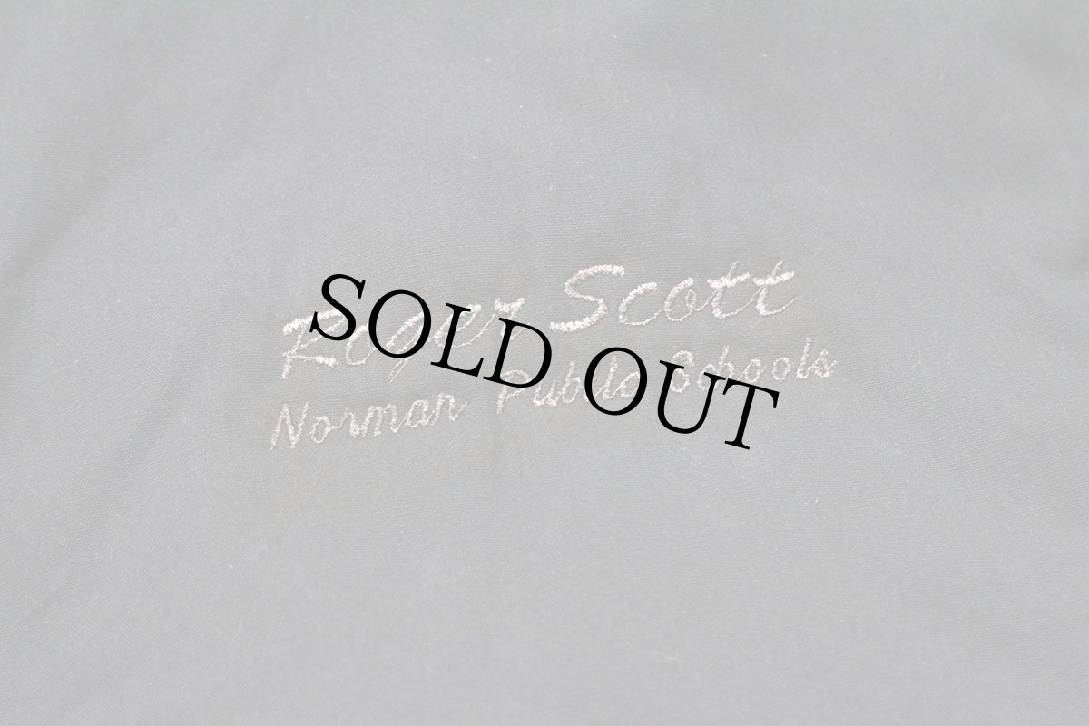 画像5: 90s USA製 School Bus Driver OAPT スクールバス 刺繍 キルティングライナー ジャケット 黒 L (5)