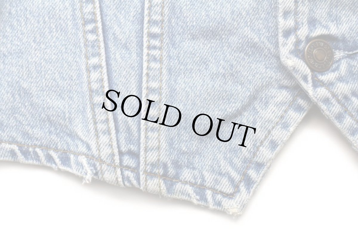 画像7: 90s Levi'sリーバイス 70606 デニムベスト★ユーロ (7)