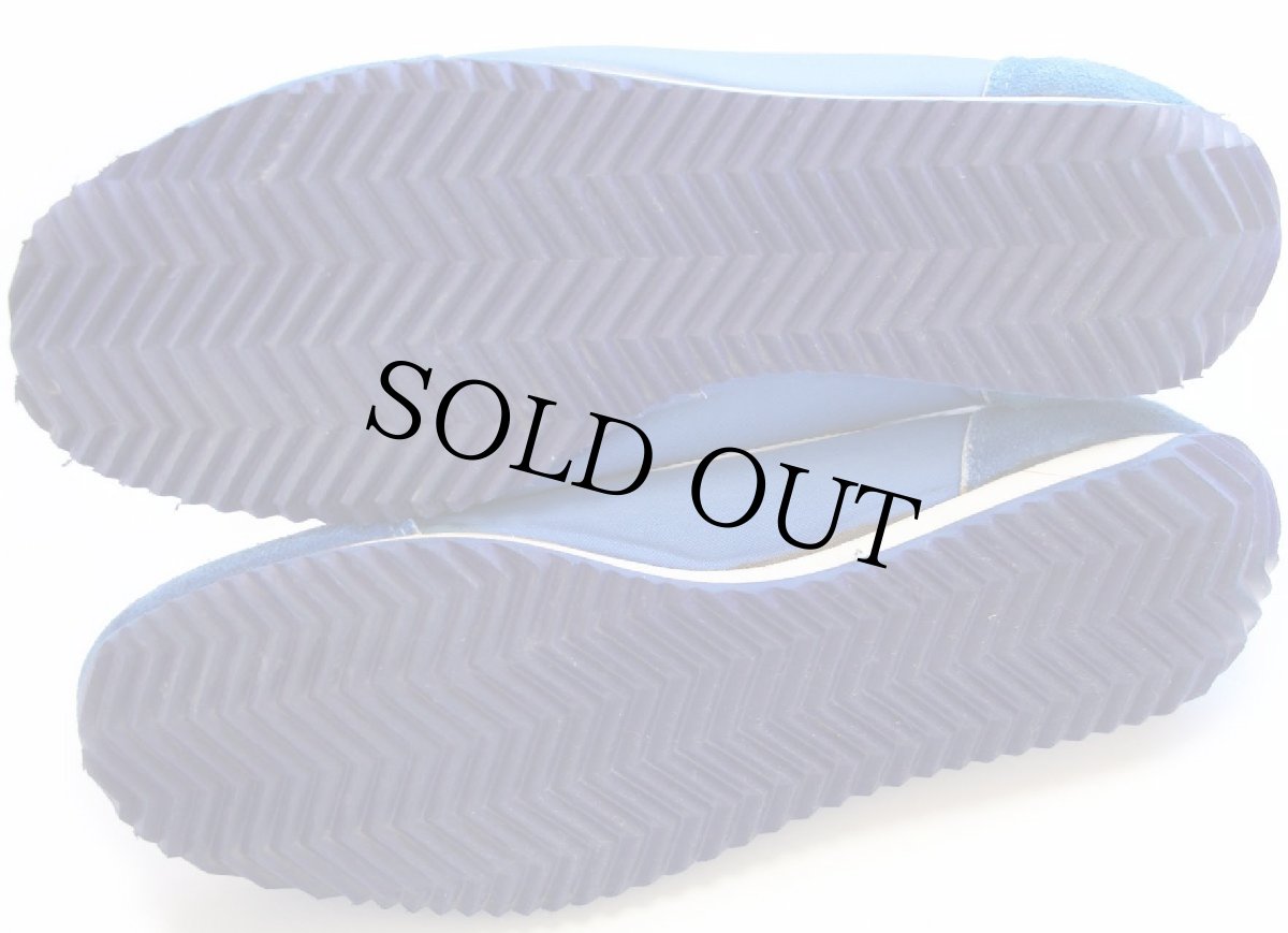 画像4: デッドストック★80s SUPERGAスペルガ ナイロン×スエード スニーカー 青×白 41 (4)