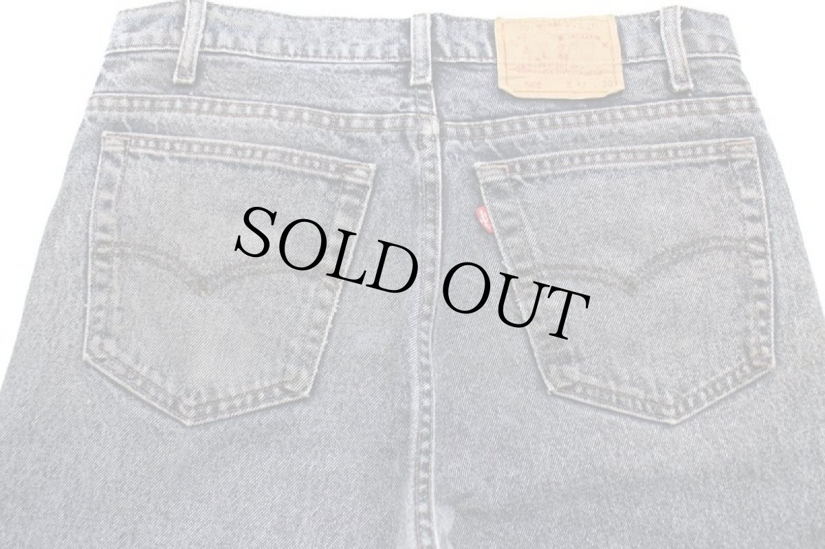 画像5: 90s USA製 Levi'sリーバイス 550 ペンキ飛び ケミカルウォッシュ カラーデニムパンツ 紺 w33★SDP2564 アシッド (5)
