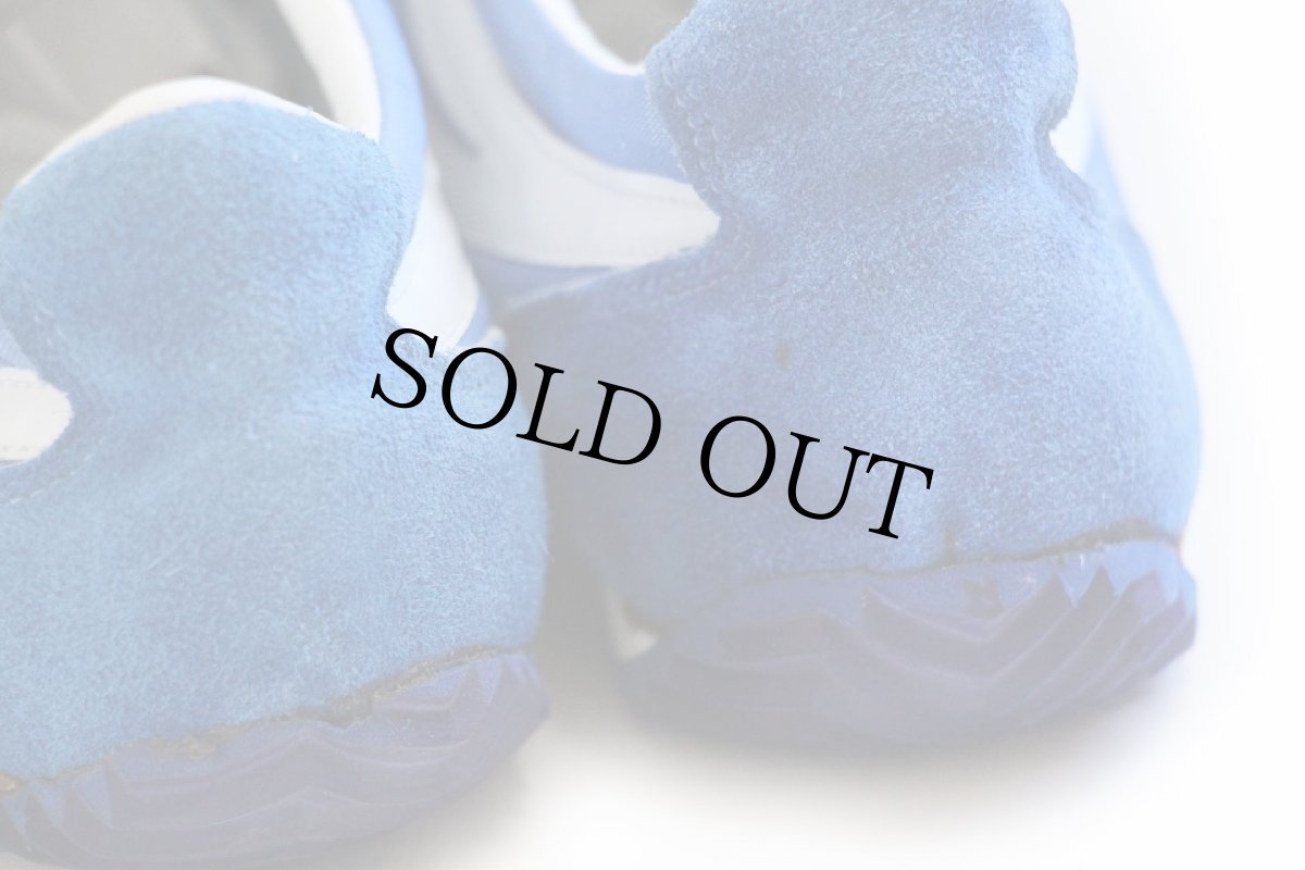 画像8: デッドストック★80s SUPERGAスペルガ ナイロン×スエード スニーカー 青×白 41 (8)