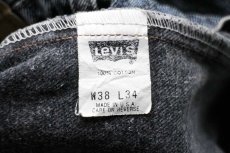 画像6: 90s USA製 Levi'sリーバイス 550 ケミカルウォッシュ カラーデニムパンツ カスタム 紺 w38 L34★SDP2551 アシッド (6)