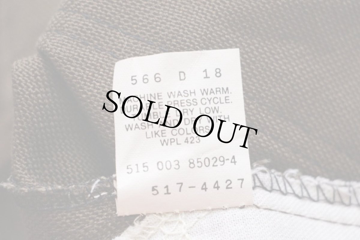 画像7: 90s USA製 Levi'sリーバイス 517 STA-PRESTスタプレ パンツ 焦げ茶 w38 L30★ブーツカット (7)