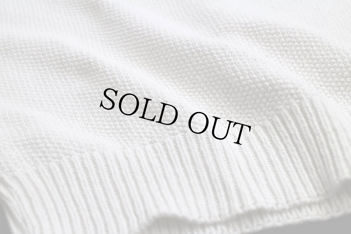 画像5: 80s USA製 ENVIRONMENTAL CLOTHING 無地 コットンニット セーター オフホワイト L (5)