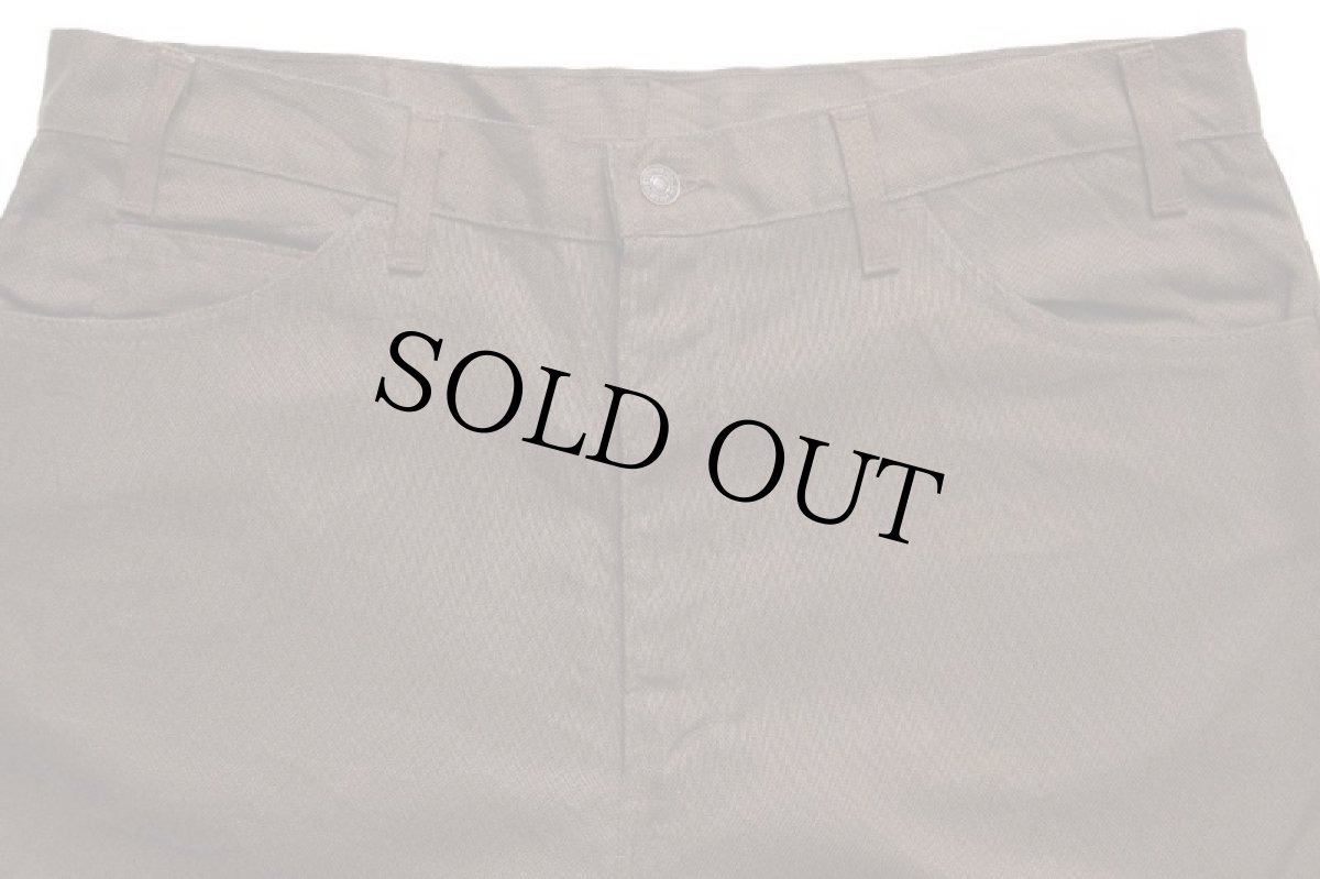 画像4: 90s USA製 Levi'sリーバイス 517 STA-PRESTスタプレ パンツ 焦げ茶 w38 L30★ブーツカット (4)