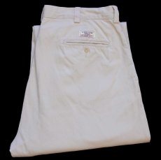 画像1: 90s ポロ ラルフローレン PHILIP PANT コットン チノパン アイボリー w36 L32★224 (1)