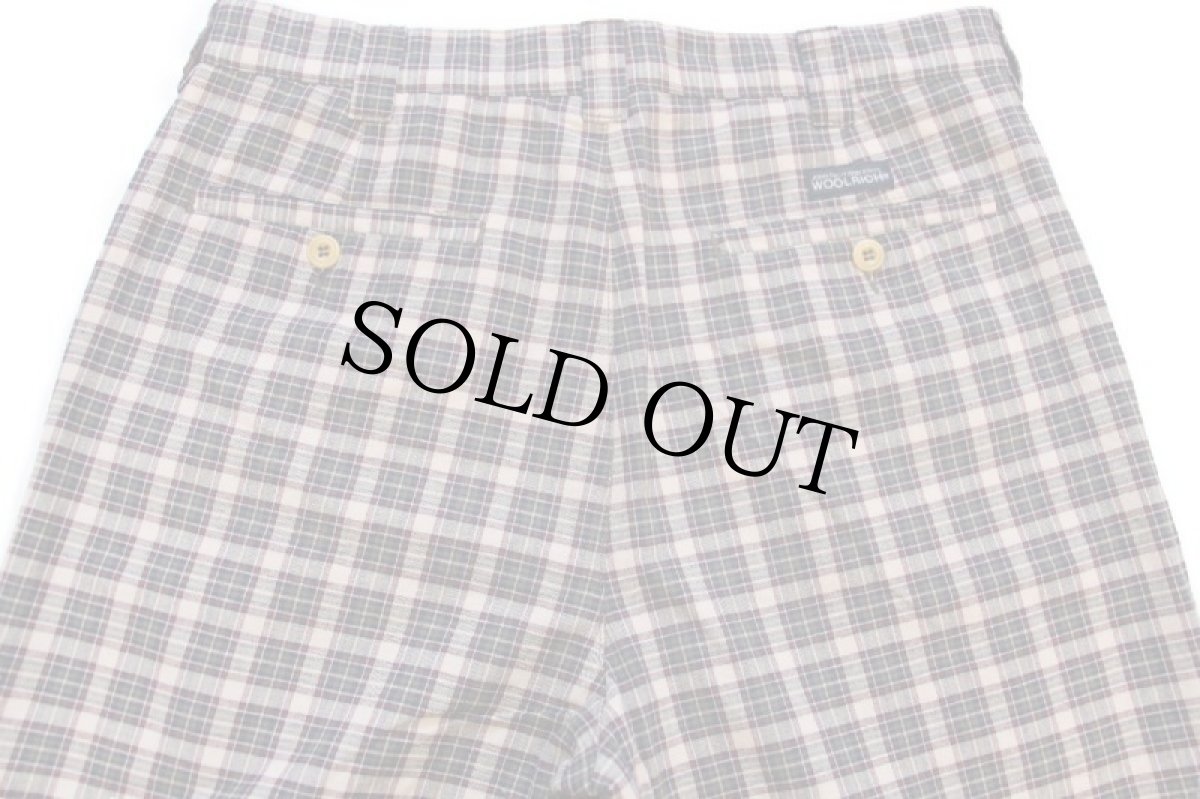 画像5: WOOLRICH JOHN RICH&BROS. ウールリッチ タータンチェック コットンパンツ 32 (5)