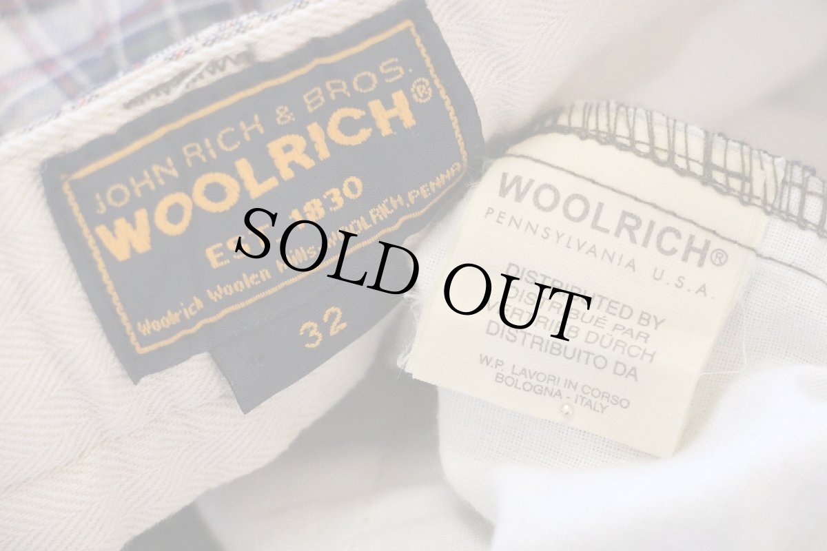画像6: WOOLRICH JOHN RICH&BROS. ウールリッチ タータンチェック コットンパンツ 32 (6)