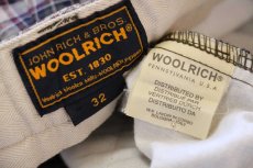 画像6: WOOLRICH JOHN RICH&BROS. ウールリッチ タータンチェック コットンパンツ 32 (6)