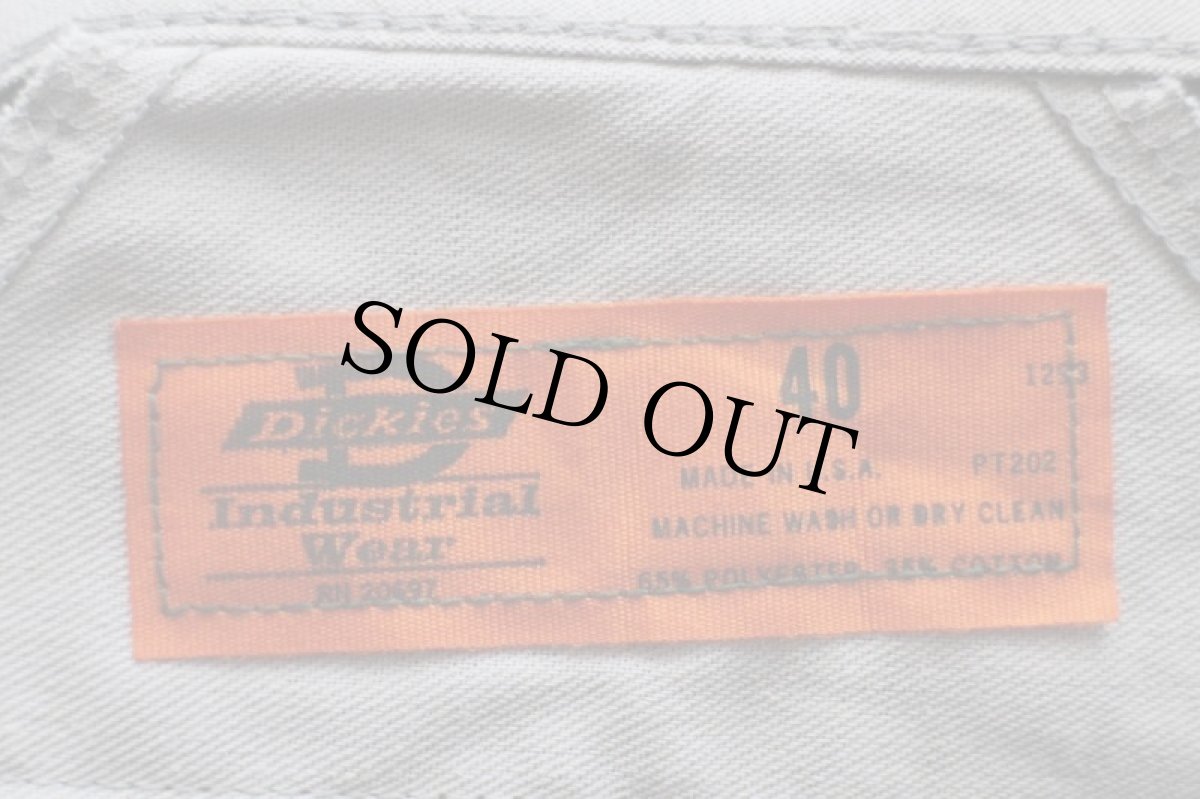 画像6: デッドストック★80s USA製 Dickiesディッキーズ Industrial wear ワークパンツ 緑 40★874 (6)