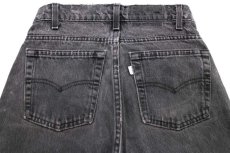 画像5: 80s USA製 Levi'sリーバイス 555 ブラック デニムパンツ フェード w29 L34★SDP2580 (5)