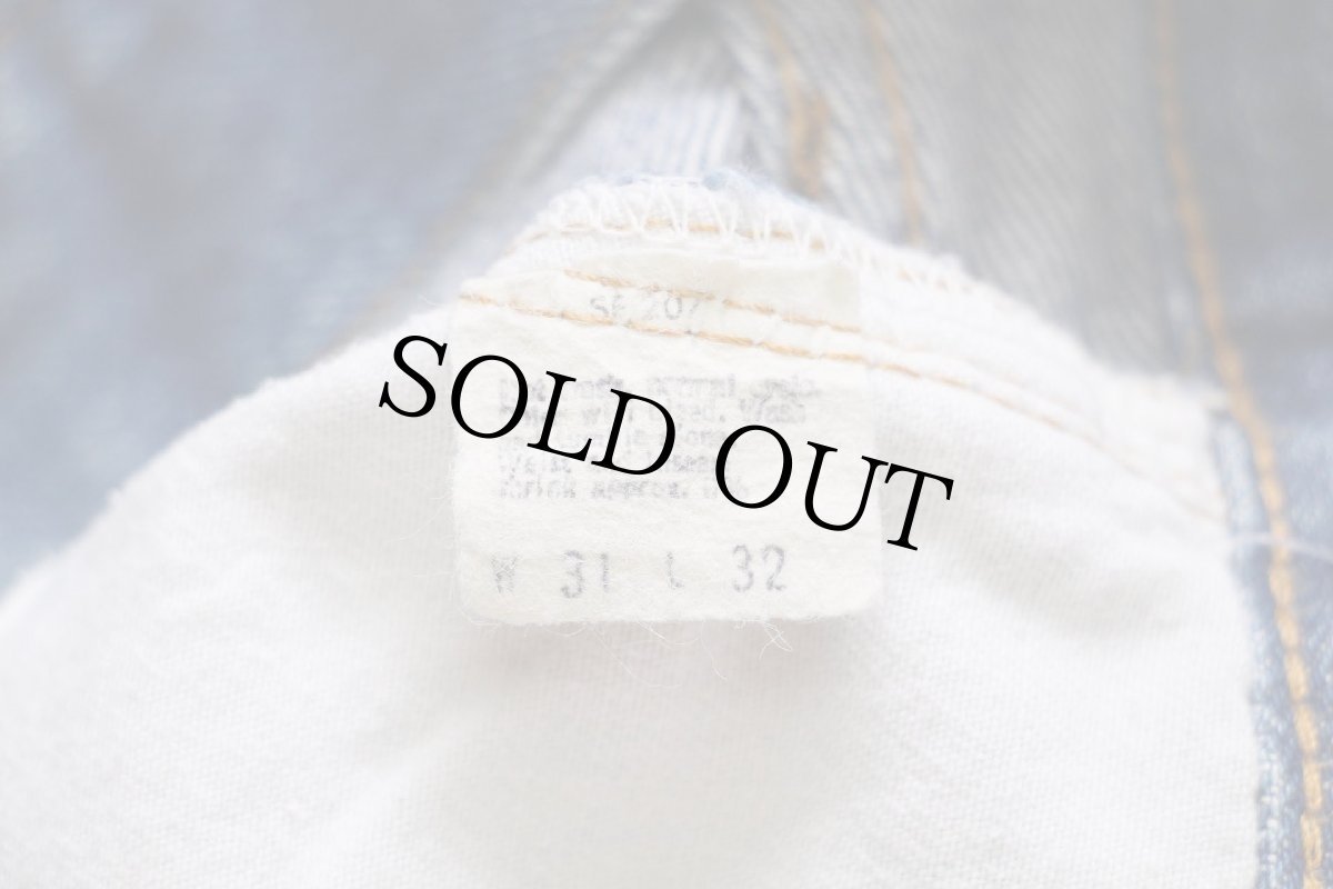 画像8: 70s USA製 Levi'sリーバイス 501 66後期 デニムパンツ w31 (8)