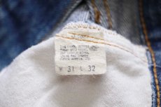 画像8: 70s USA製 Levi'sリーバイス 501 66後期 デニムパンツ w31 (8)