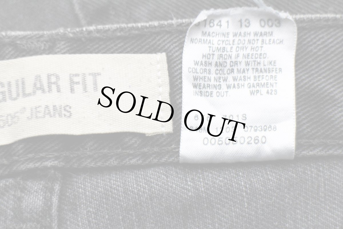 画像7: 00s カナダ製 Levi'sリーバイス 505 ブラック デニムパンツ フェード w36 L30★SDP2575 (7)