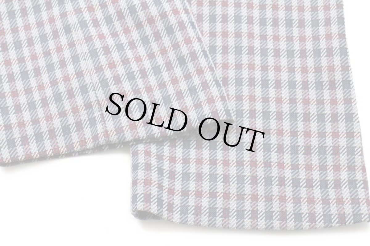 画像8: 70s Sears KINGS ROAD DOUBLE KNIT チェック フレア ポリエステルパンツ 32 L (8)