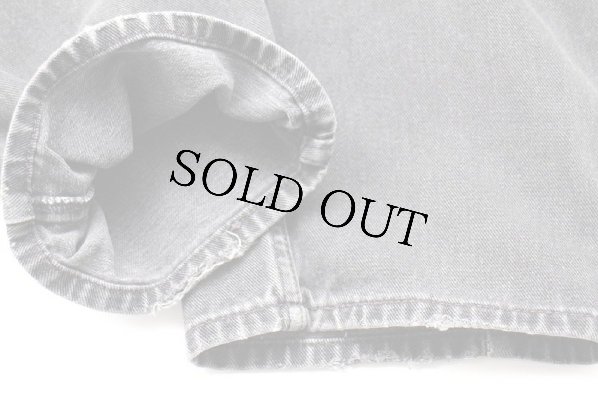 画像8: 00s USA製 Levi'sリーバイス 505 ブラック デニムパンツ フェード w36★SDP2566 (8)