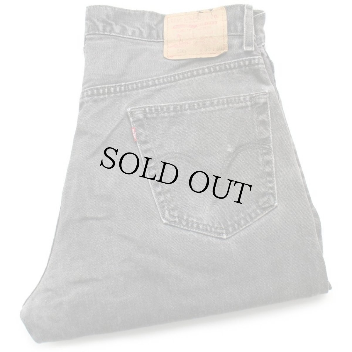 画像1: 00s カナダ製 Levi'sリーバイス 505 ブラック デニムパンツ フェード w36 L30★SDP2575 (1)