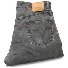 画像1: 00s カナダ製 Levi'sリーバイス 505 ブラック デニムパンツ フェード w36 L30★SDP2575 (1)