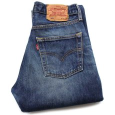 画像1: 00s ハンガリー製 Levi'sリーバイス 501 デニムパンツ ヒゲ w28 L34★SDP2595 ユーロ (1)