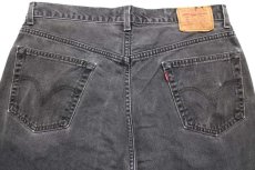 画像5: 00s カナダ製 Levi'sリーバイス 505 ブラック デニムパンツ フェード w36 L30★SDP2575 (5)