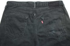 画像5: Levi'sリーバイス ブラック デニムパンツ w37★SDP2529 ユーロ (5)