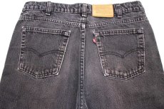 画像5: 80s カナダ製 Levi'sリーバイス 531 ブラック デニムパンツ w34 L30★SDP2587 (5)