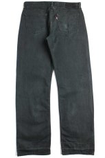 画像3: Levi'sリーバイス ブラック デニムパンツ w37★SDP2529 ユーロ (3)