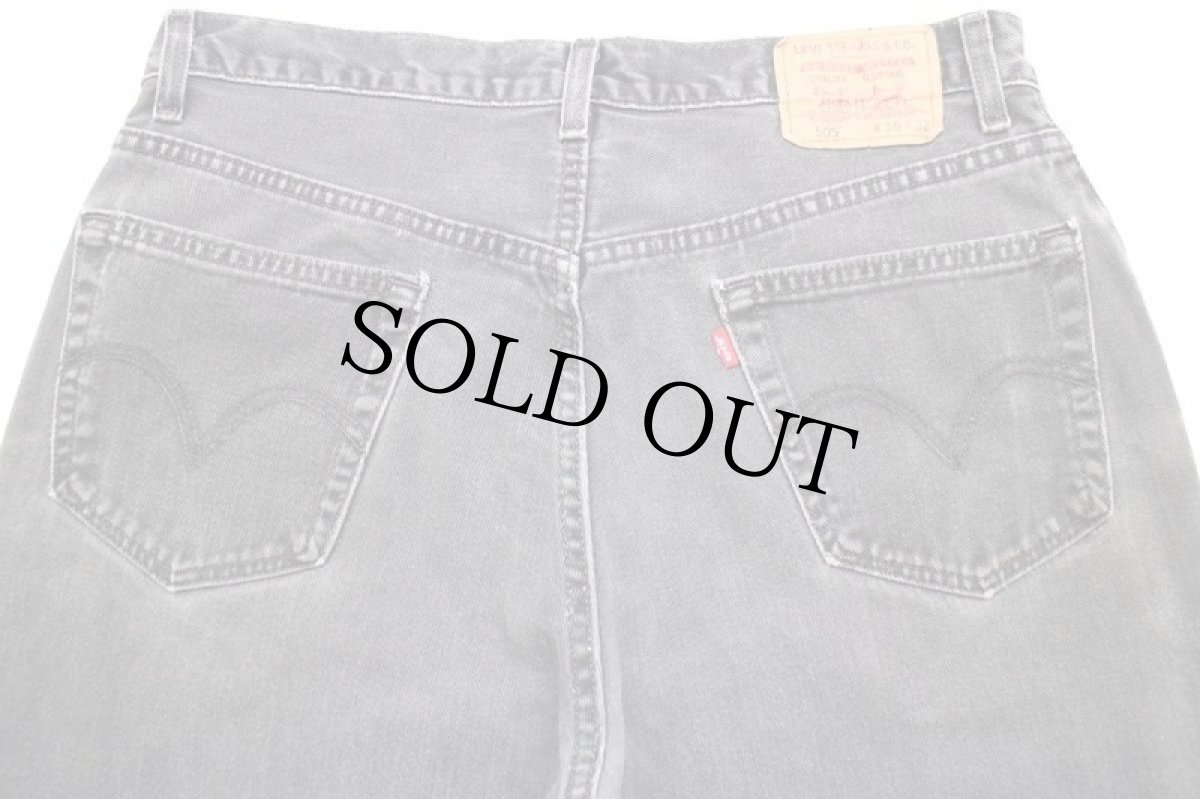 画像5: 00s USA製 Levi'sリーバイス 505 ブラック デニムパンツ フェード w36★SDP2566 (5)