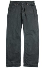 画像2: Levi'sリーバイス ブラック デニムパンツ w37★SDP2529 ユーロ (2)