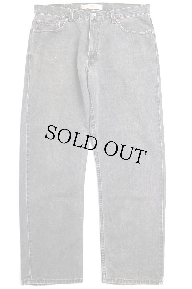 画像2: 00s カナダ製 Levi'sリーバイス 505 ブラック デニムパンツ フェード w36 L30★SDP2575 (2)