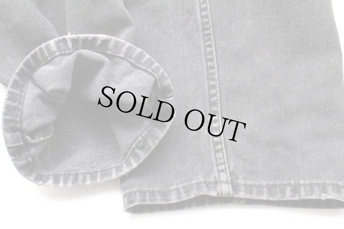 画像8: 00s カナダ製 Levi'sリーバイス 505 ブラック デニムパンツ フェード w36 L30★SDP2575 (8)