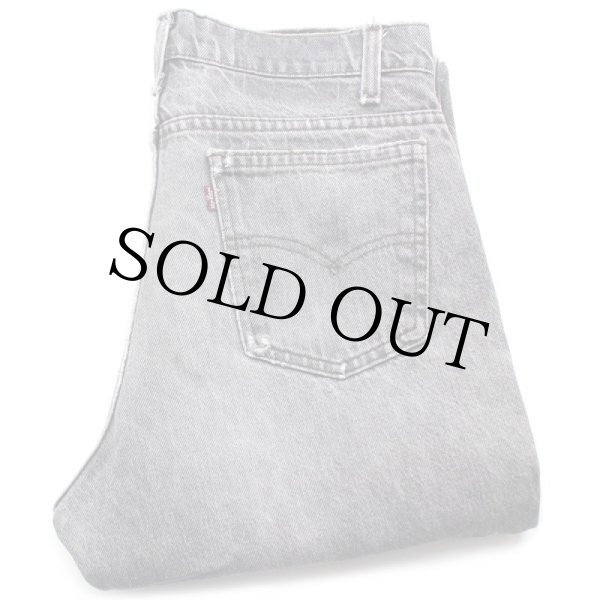 80s USA製 Levi'sリーバイス 509 先染め ブラック デニムパンツ