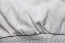 画像6: 80s USA製 K-BRAND Alcan 刺繍 ハイネック ツートン 切り替え ジャケット 白×紺 M (6)