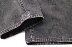 画像9: 00s USA製 Levi'sリーバイス 505 ペンキ飛び ダメージ ブラック デニムパンツ w34 L32★SDP2569 (9)