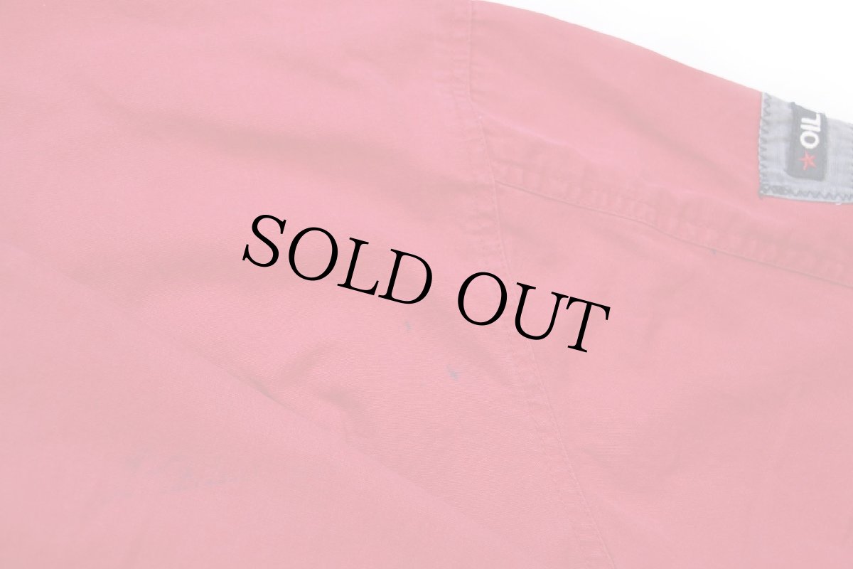 画像7: 90s イタリア製 OIL COMPANY コットン ファイヤーマンジャケット 赤 XXL★特大 (7)