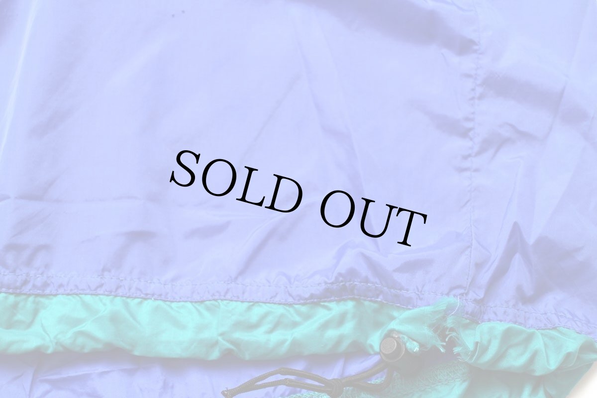 画像9: 90s L.L.Bean プルオーバー ナイロンジャケット 青 XL (9)