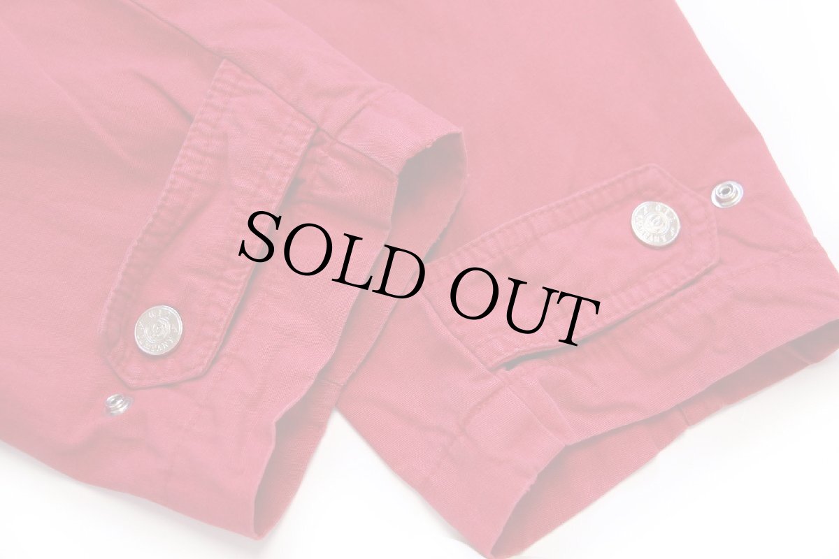 画像6: 90s イタリア製 OIL COMPANY コットン ファイヤーマンジャケット 赤 XXL★特大 (6)