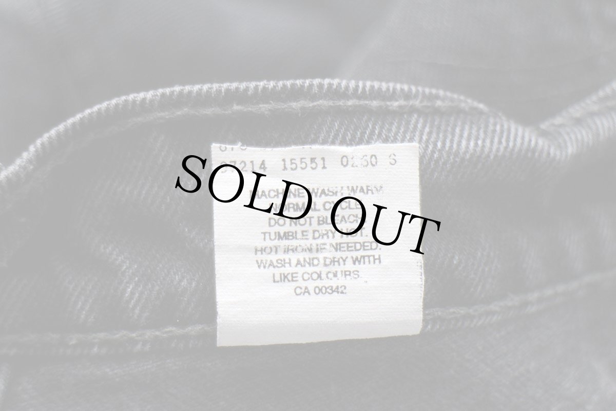 画像7: 90s カナダ製 Levi'sリーバイス 550 ブラック デニムパンツ w31★SDP2592 (7)