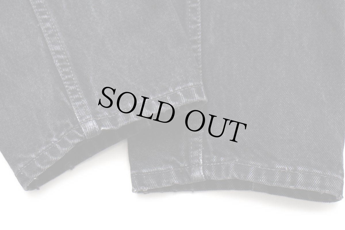 画像9: 90s カナダ製 Levi'sリーバイス 550 ブラック デニムパンツ w31★SDP2592 (9)