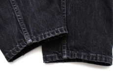 画像9: 90s カナダ製 Levi'sリーバイス 550 ブラック デニムパンツ w31★SDP2592 (9)