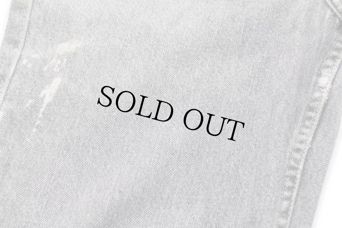 画像6: 90s カナダ製 Levi'sリーバイス 先染め ブラック デニムパンツ フェード w28★SDP2567 アシッド (6)