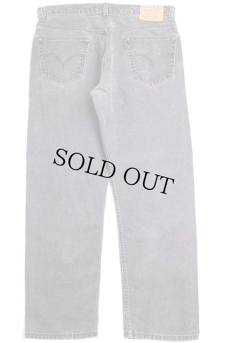 画像3: 00s カナダ製 Levi'sリーバイス 505 ブラック デニムパンツ フェード w36 L30★SDP2575 (3)