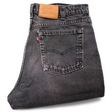 画像1: 80s カナダ製 Levi'sリーバイス 531 ブラック デニムパンツ w34 L30★SDP2587 (1)