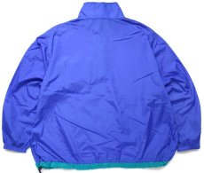 画像2: 90s L.L.Bean プルオーバー ナイロンジャケット 青 XL (2)