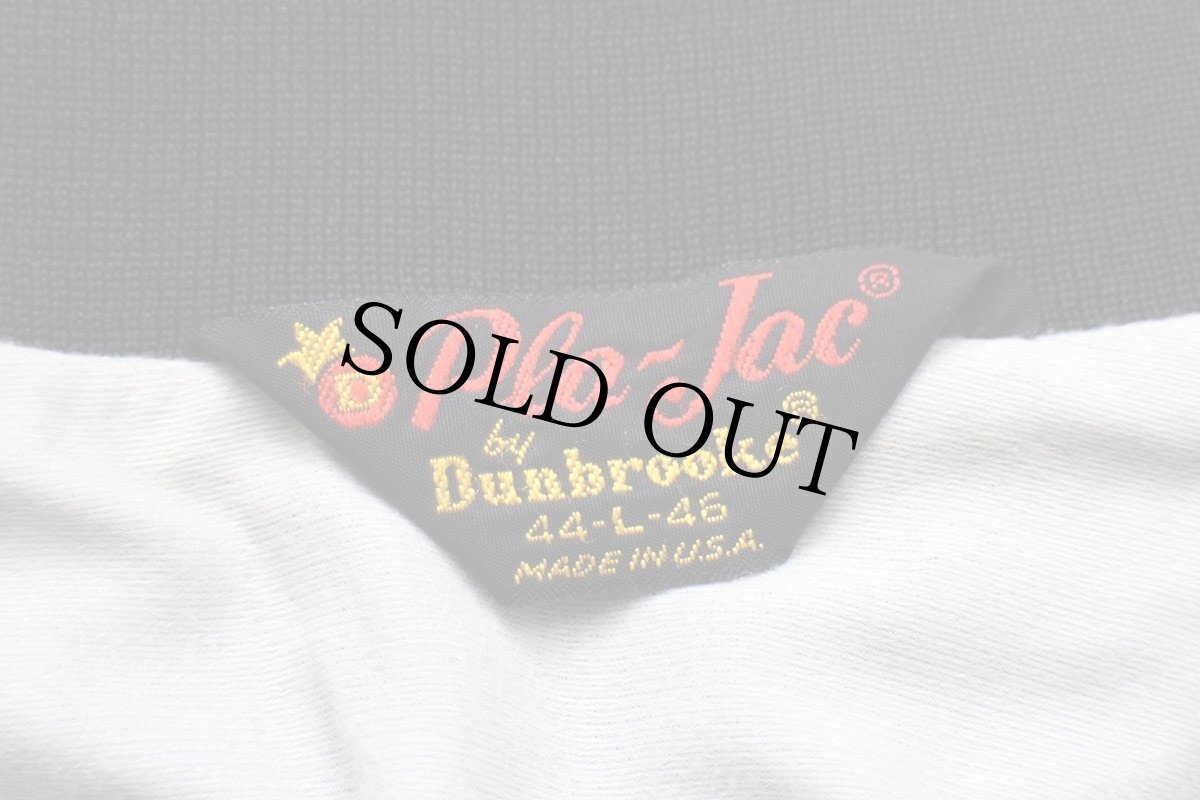 画像4: 80s USA製 Pla-Jac Dunbrooke TRACTOR LEASING MNX INCORPORATED ナイロンジャケット 黒 L (4)