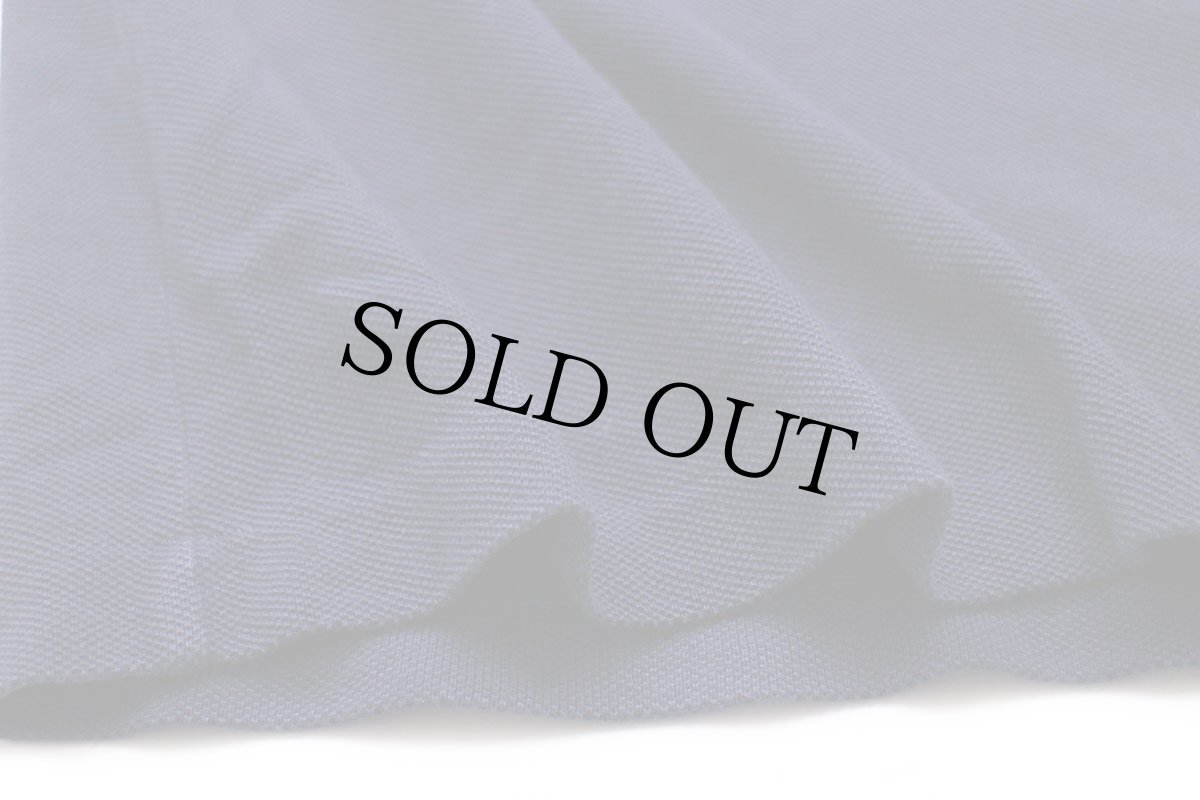 画像5: LACOSTEラコステ ワンポイント コットン 鹿の子 長袖ポロシャツ 紺 3★103 (5)