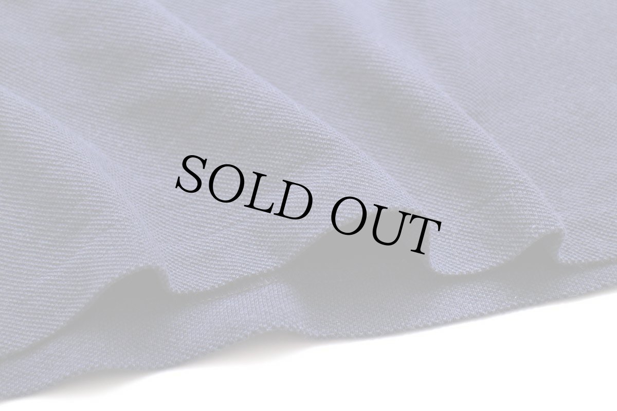 画像6: 80s LACOSTEラコステ ワンポイント コットン 鹿の子 長袖ポロシャツ 紺 5★108 (6)